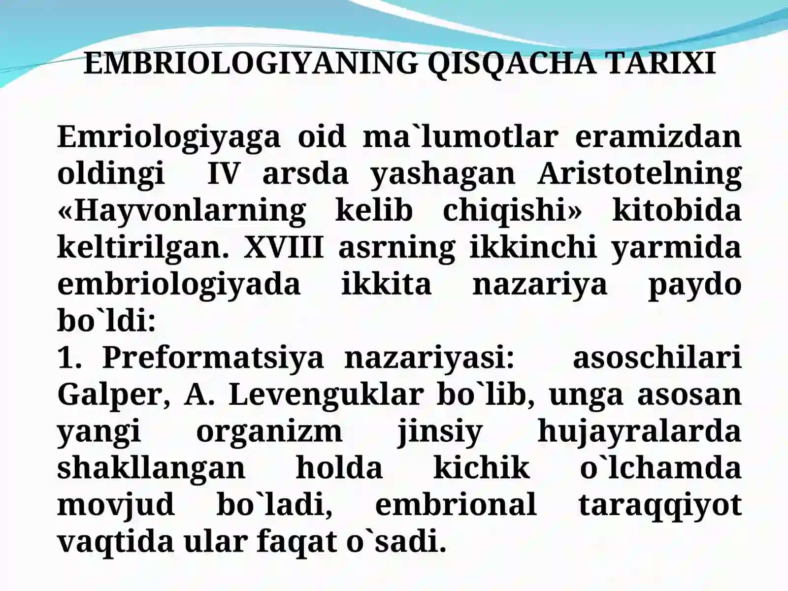Gametogenez, gametalar tuzilishi 3