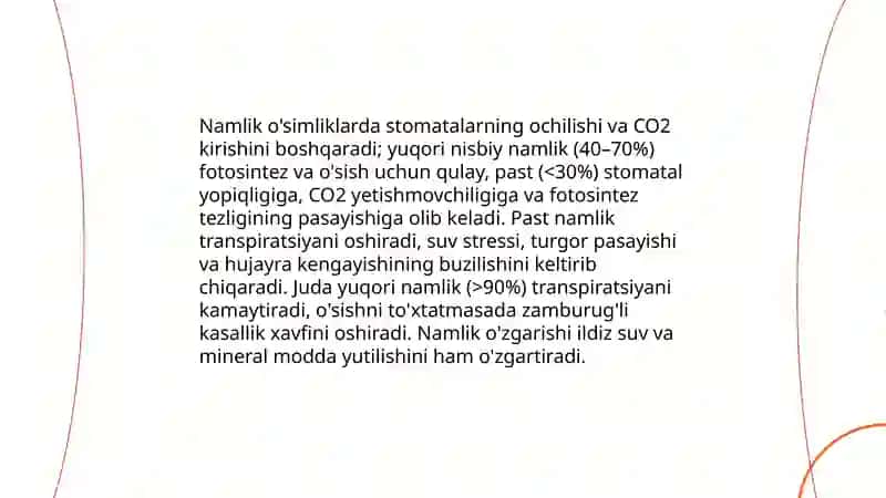 Namlik Omilining Tirik Organizmlarga Ta'siri 3