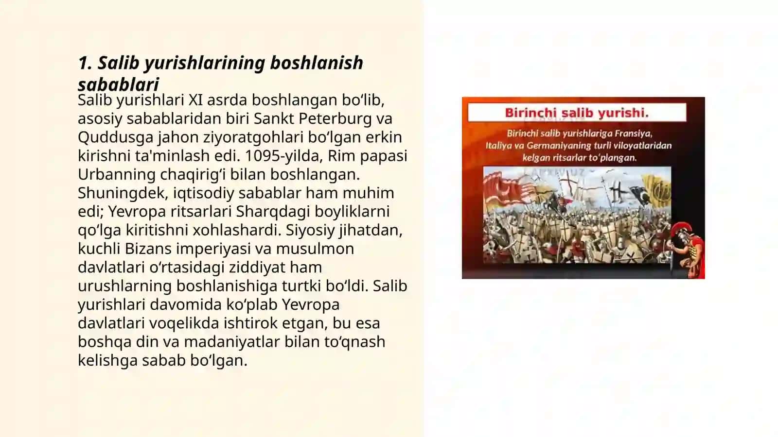 Salib yurishlari va uning oqibatlari 3
