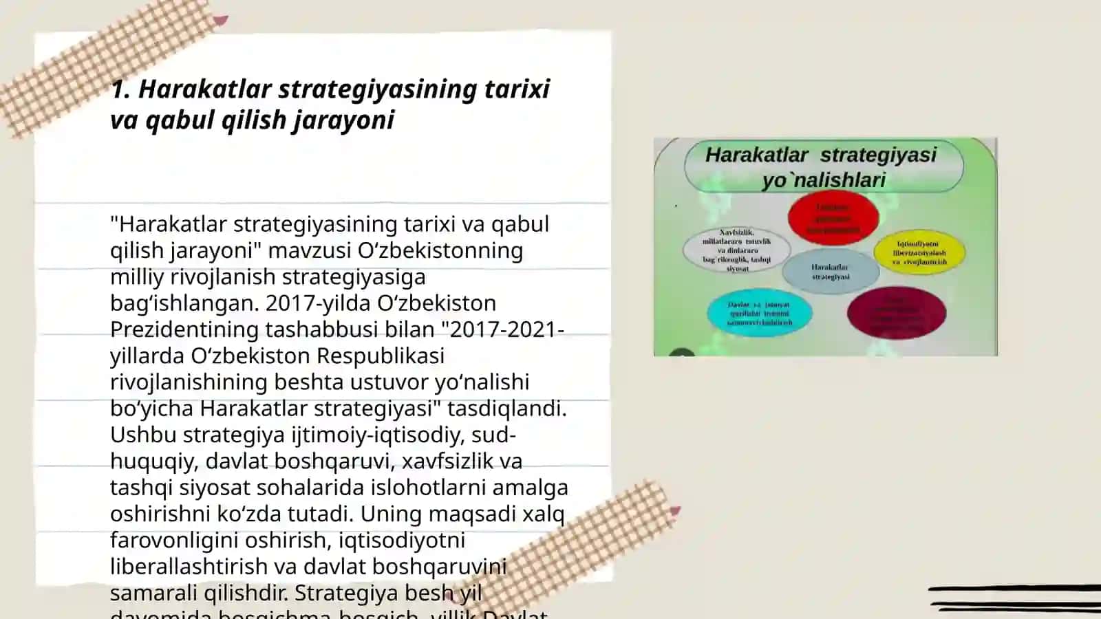 HARAKATLAR STRATEGIYASI – O‘ZBEKISTON MILLIY TARAQQIYOTI YANGI BOSQICHINING ASOSI 3