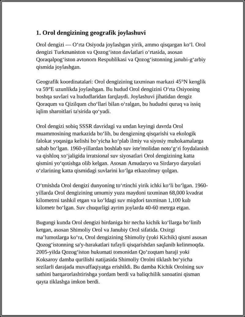 OROL MAYDONINING FIZIK GEOGRAFIK SHAROITLARI 3