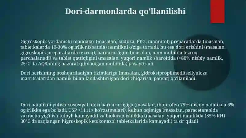 Gidroskopik effekt va uning qo'llanishi 3