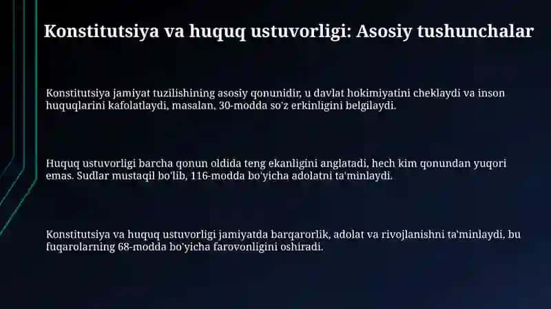 Konstitutsiya huquqiy davlat va baxtiyor jamiyat 3