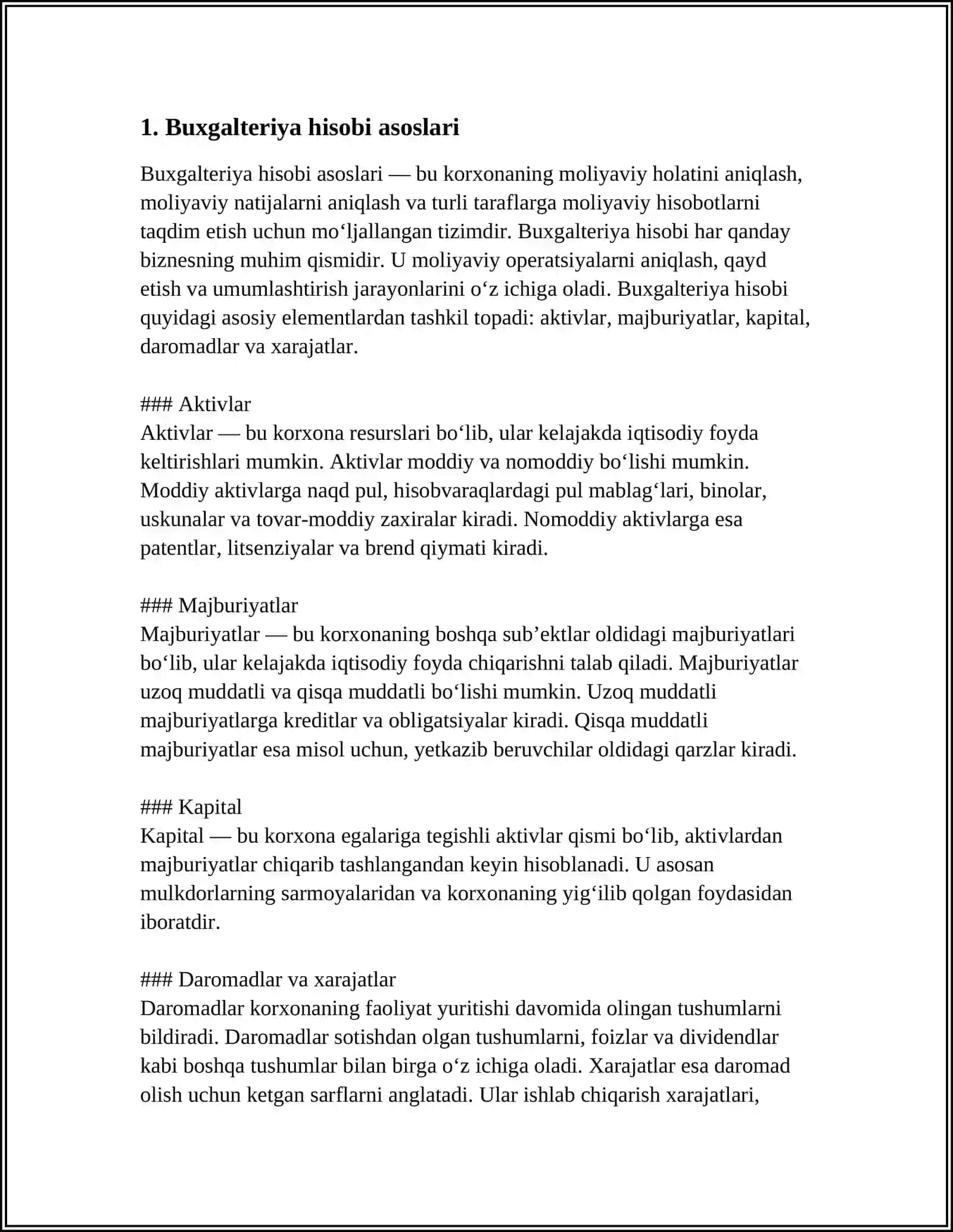 QUILISH TASHKILOTLARIDA BUXGALTERIYA HISOBINING VAZIFALARI 3