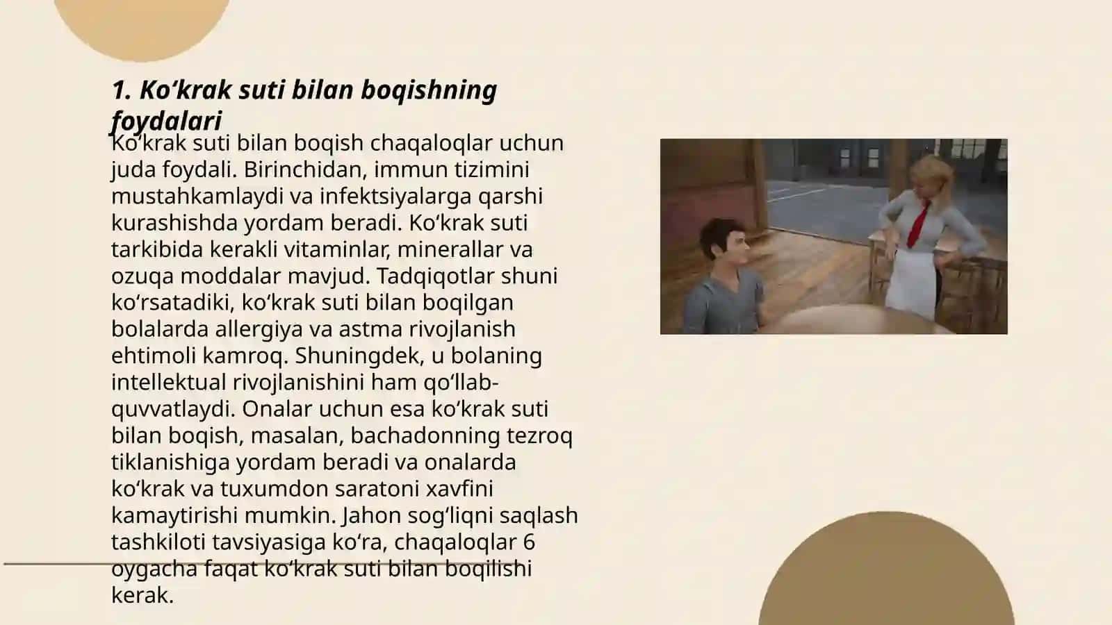 Koʻkrak suti bilan boqishning afzalliklari koʻkrak suti bilan boqish uchun bolani toʻgʻri joylashtirish usullari 3