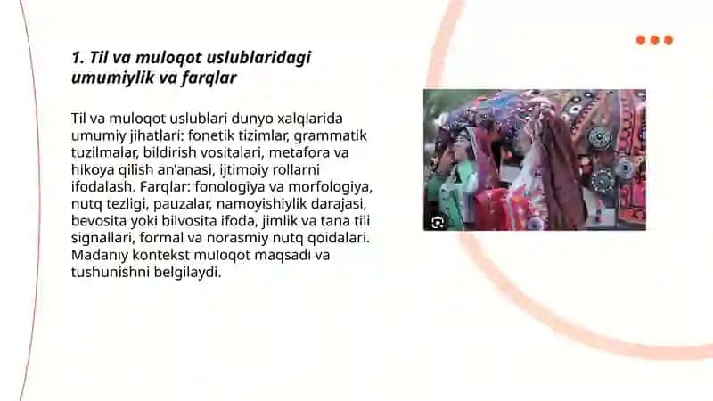 Til va muloqot uslublaridagi umumiylik va farqlar 3