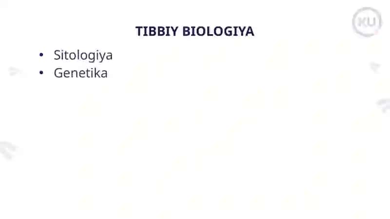Tibbiy biologiya faniga kirish 3