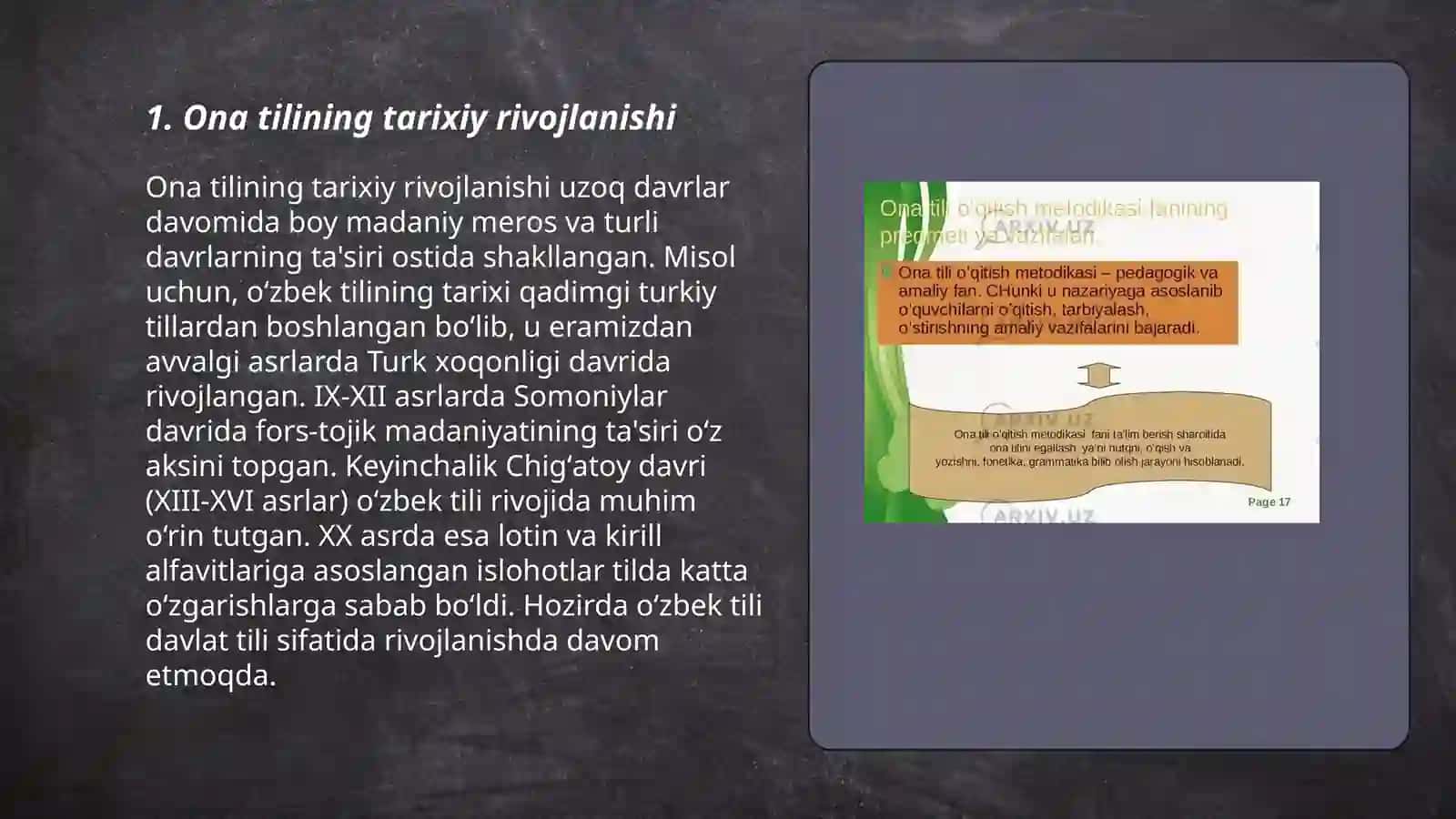 Ona tili grafikasi yozuv tizimi 3