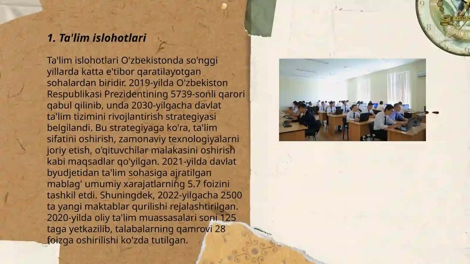 Ta'lim islohotlari 3