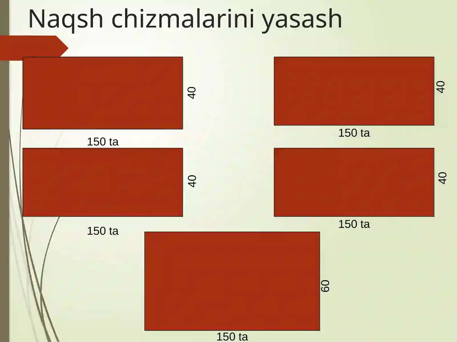 Chok namunalari uchun naqshlar yasash 3
