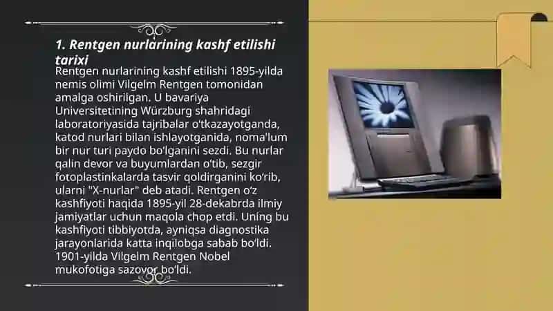 Tibbiy Biologik Fizika fanidan Taqdimoti 3