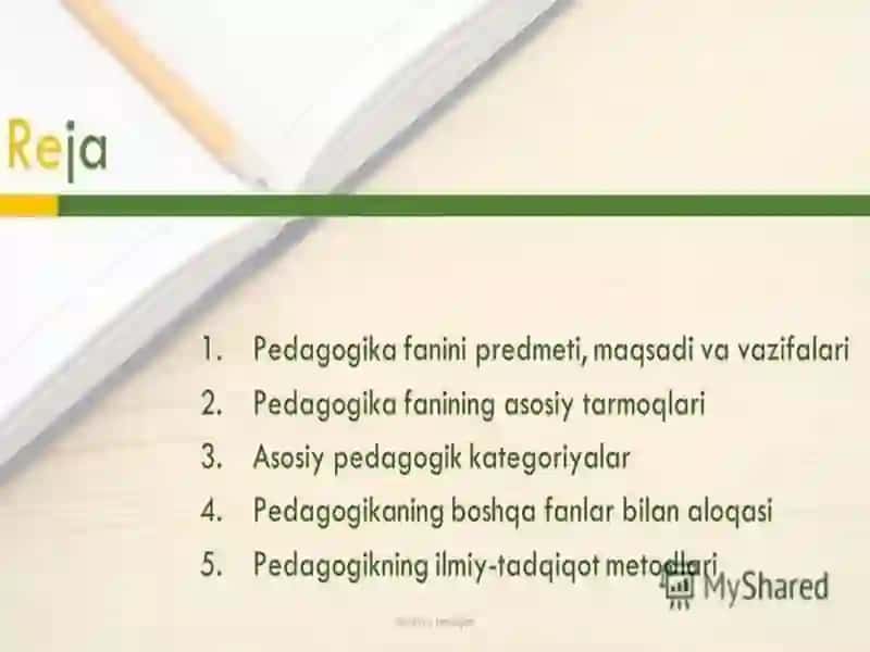 pedagogikanung maqsadi va vazifalari 3