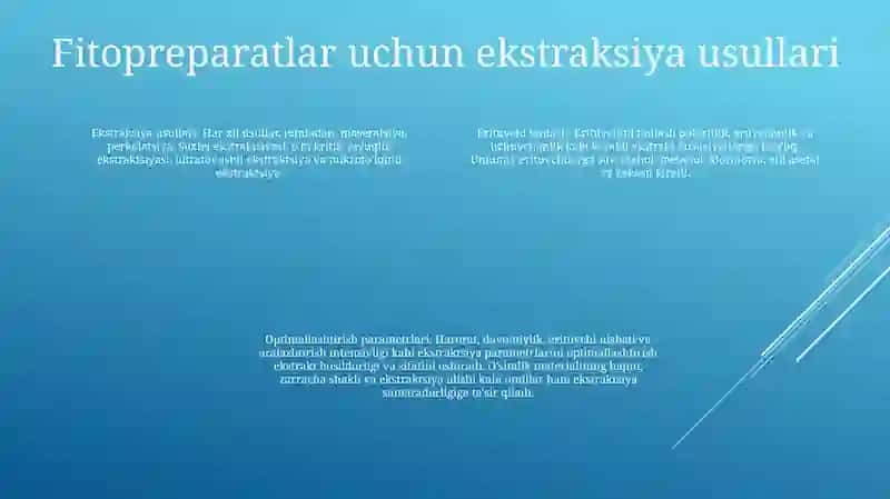 Fitopreparatlar Texnologiya 3