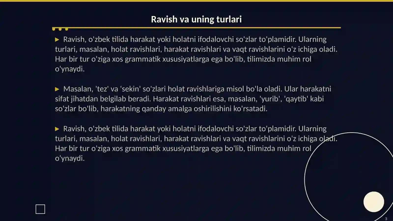 Ravish yasalishi 3
