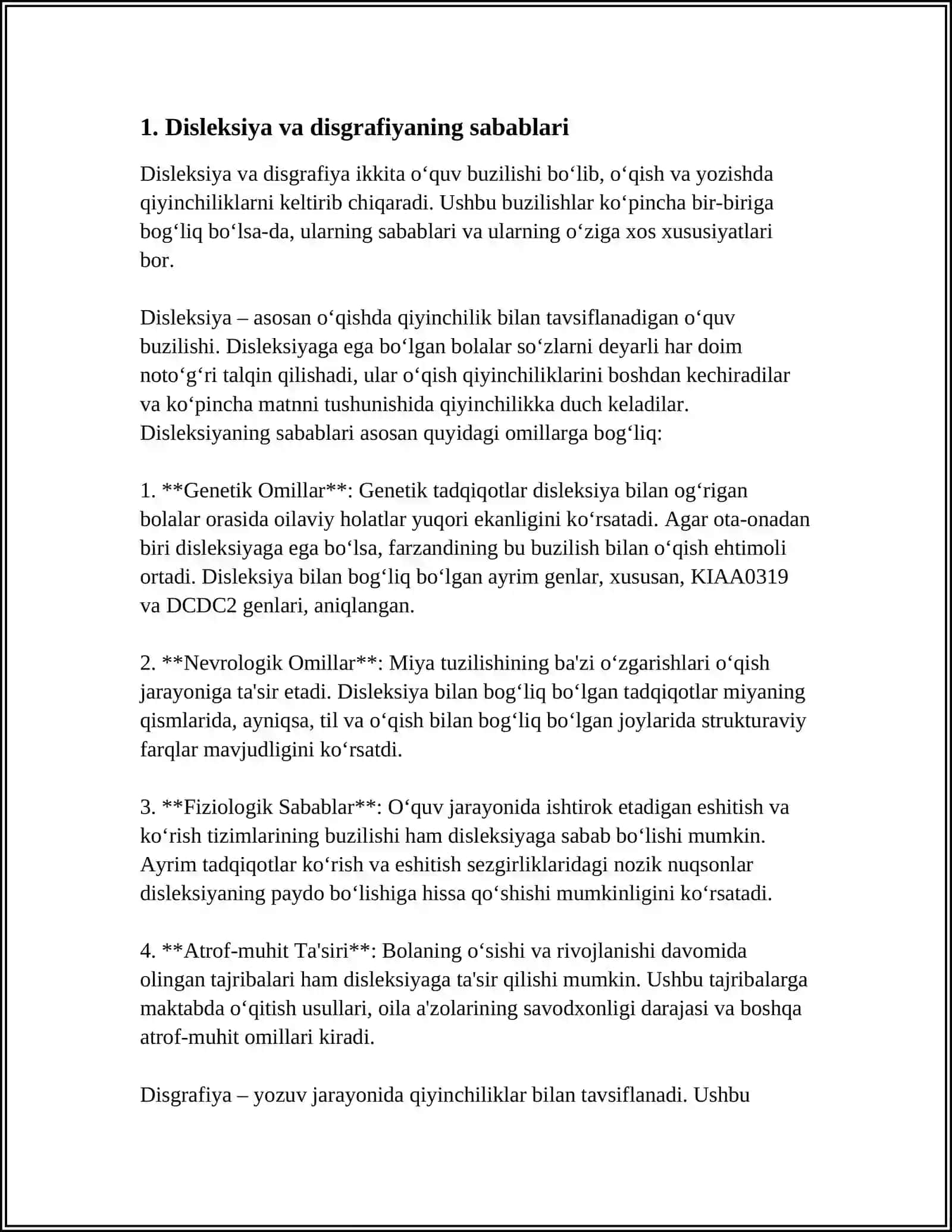 AGROMATIK DISLEKSIYA VA DISGRAFIYANI BARTARAF ETISH 3
