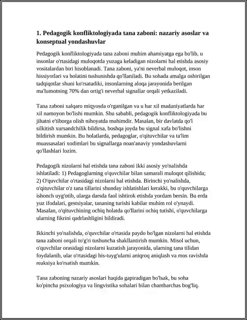PEDAGOGIK KONFILIKTOLOGIYADA TANA ZABONI 3