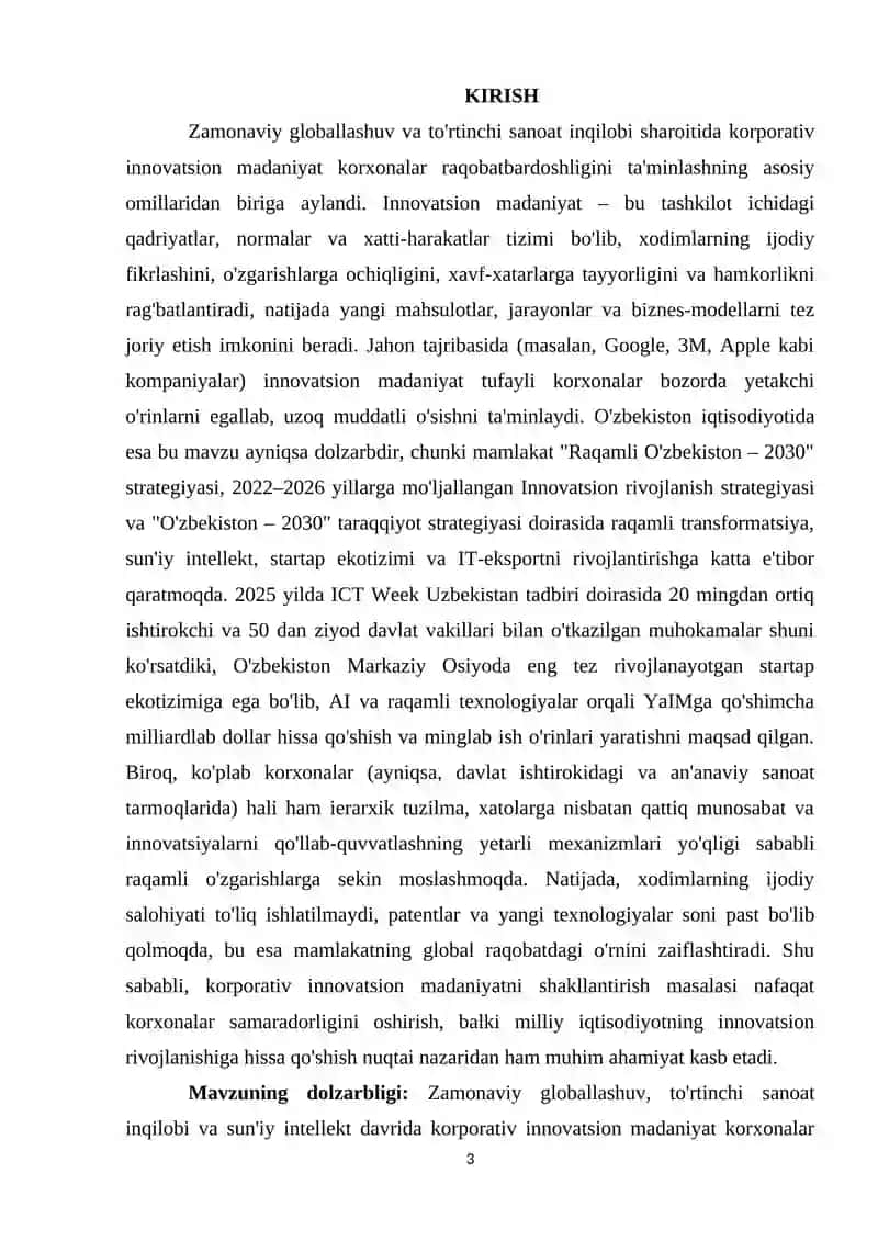 KORPORATIV INNOVATSION MADANIYATNI SHAKLLANTIRISH 3