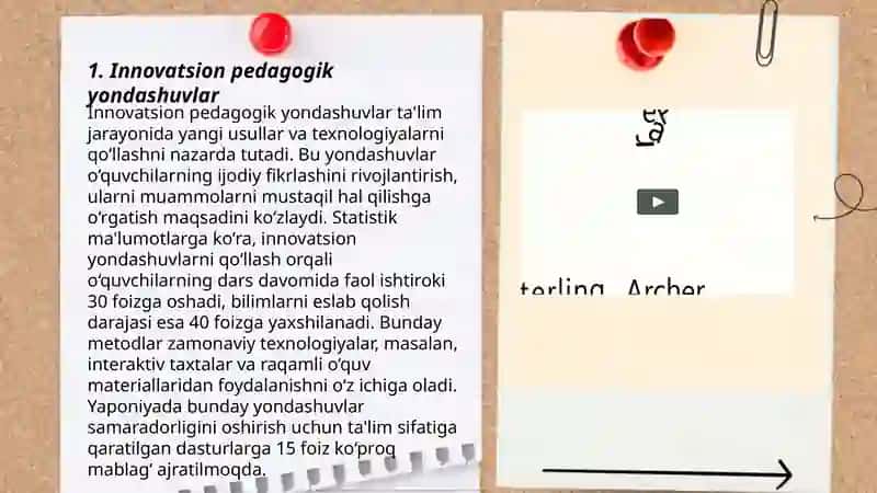 Innovatsion pedagogik yondashuvlar 3