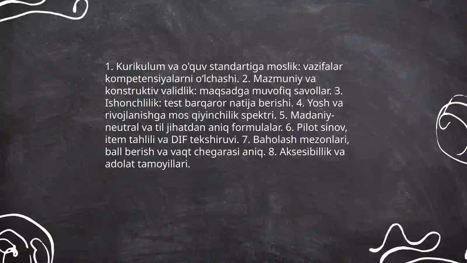 EGMA xalqaro baholash dasturlari uchun matematik topshiriqlarni ishlab chiqish tamoyillari 3