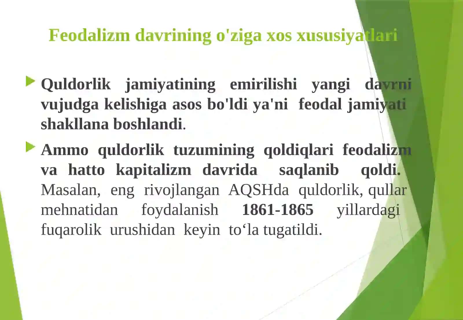 Feodal jamiyati va uning emirilishi davridagi iqtisodiy ta‘limotlar 3