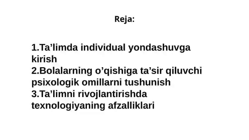 Bolalarni maktabga tayyorlash fanidan tayyorlaganTaqdimoti 3