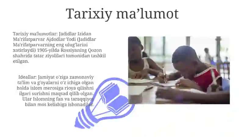 Jadidlar Izidan Ma'Rifatparvar Ajdodlar Yodi 3