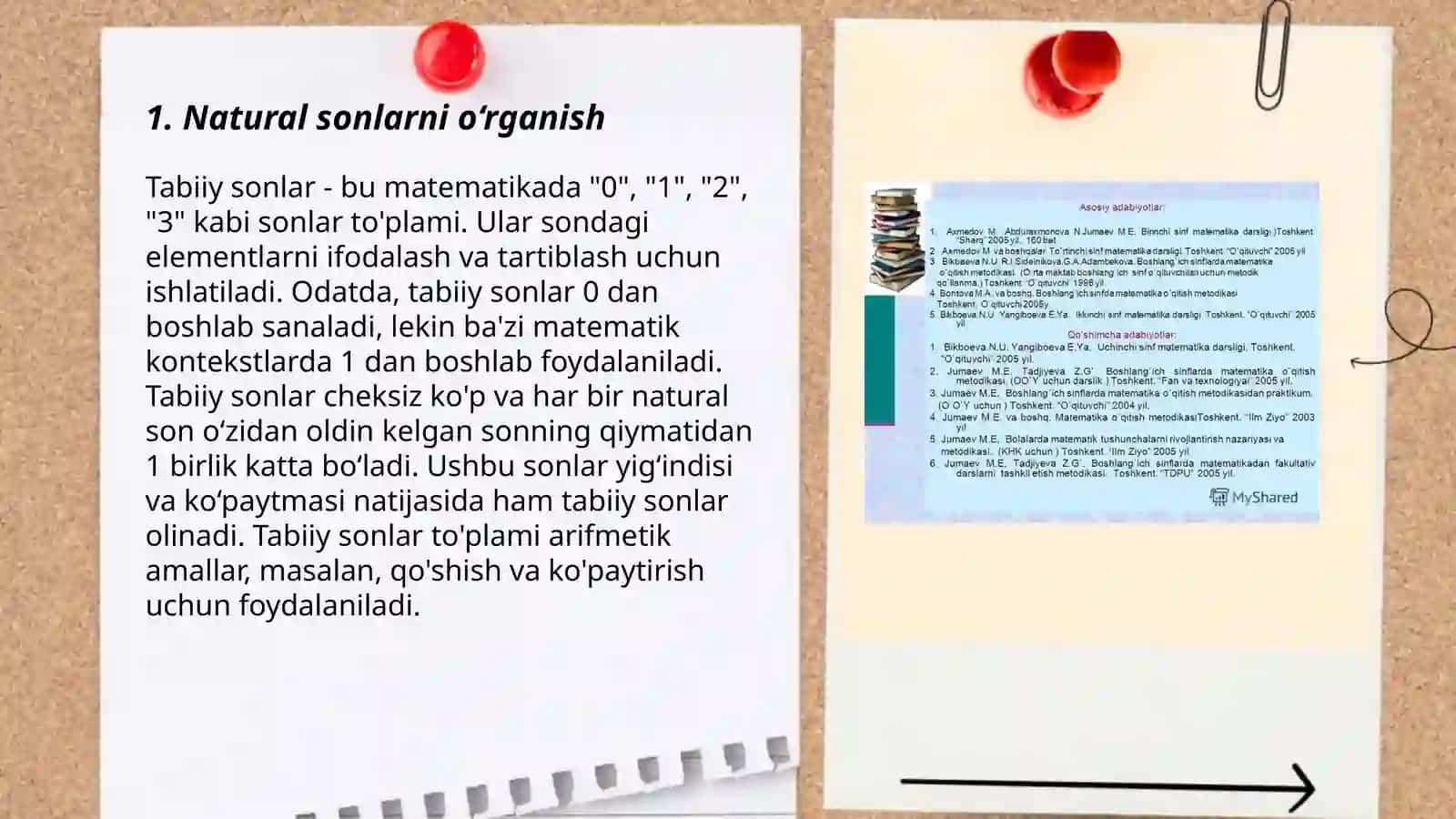 Ikkinchi sinf matematika darsligini tahlili 3