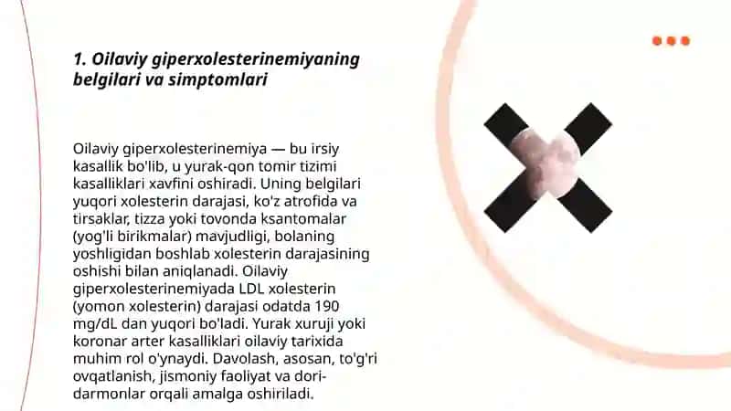 Oilaviy giperxolisterinemiya, dismetabolik nefropatiyalar 3