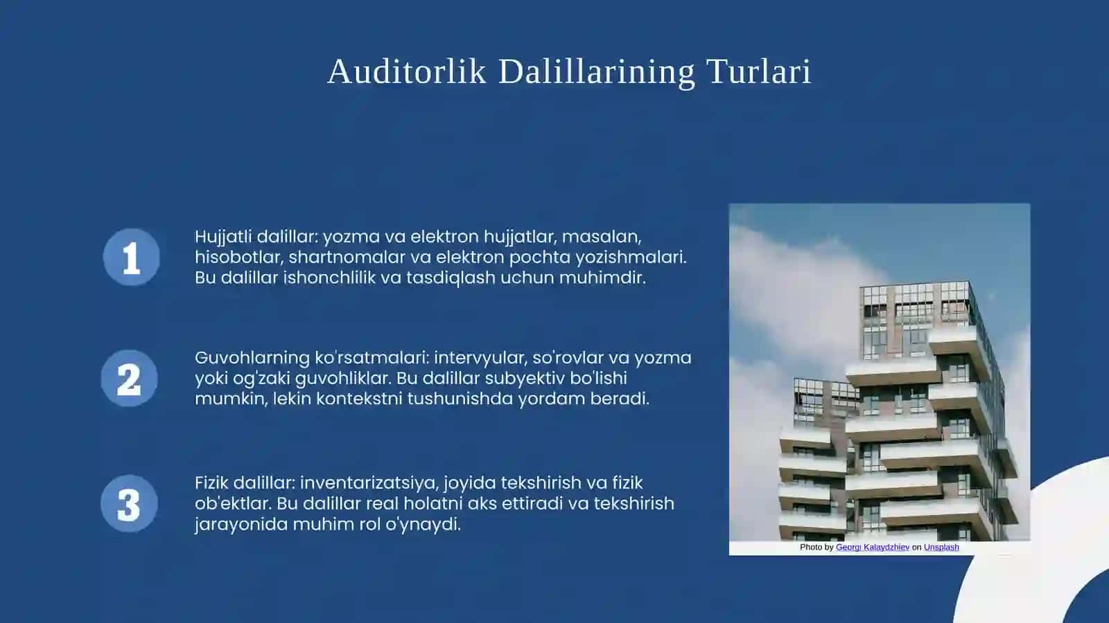 Yetarlicha tegishli auditorlik dalillari va auditorlik riski 3