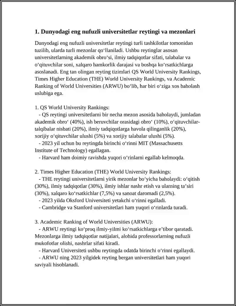 REFERAT DUNYONING NUFUZLI UNIVERSITETLARI 3
