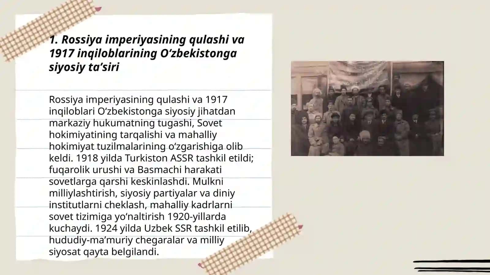 Jahon urushlari oralig‘idagi siyosiy jarayonlar va ularning Õzbekiston hamda Jahon tarixiga ta'siri 3