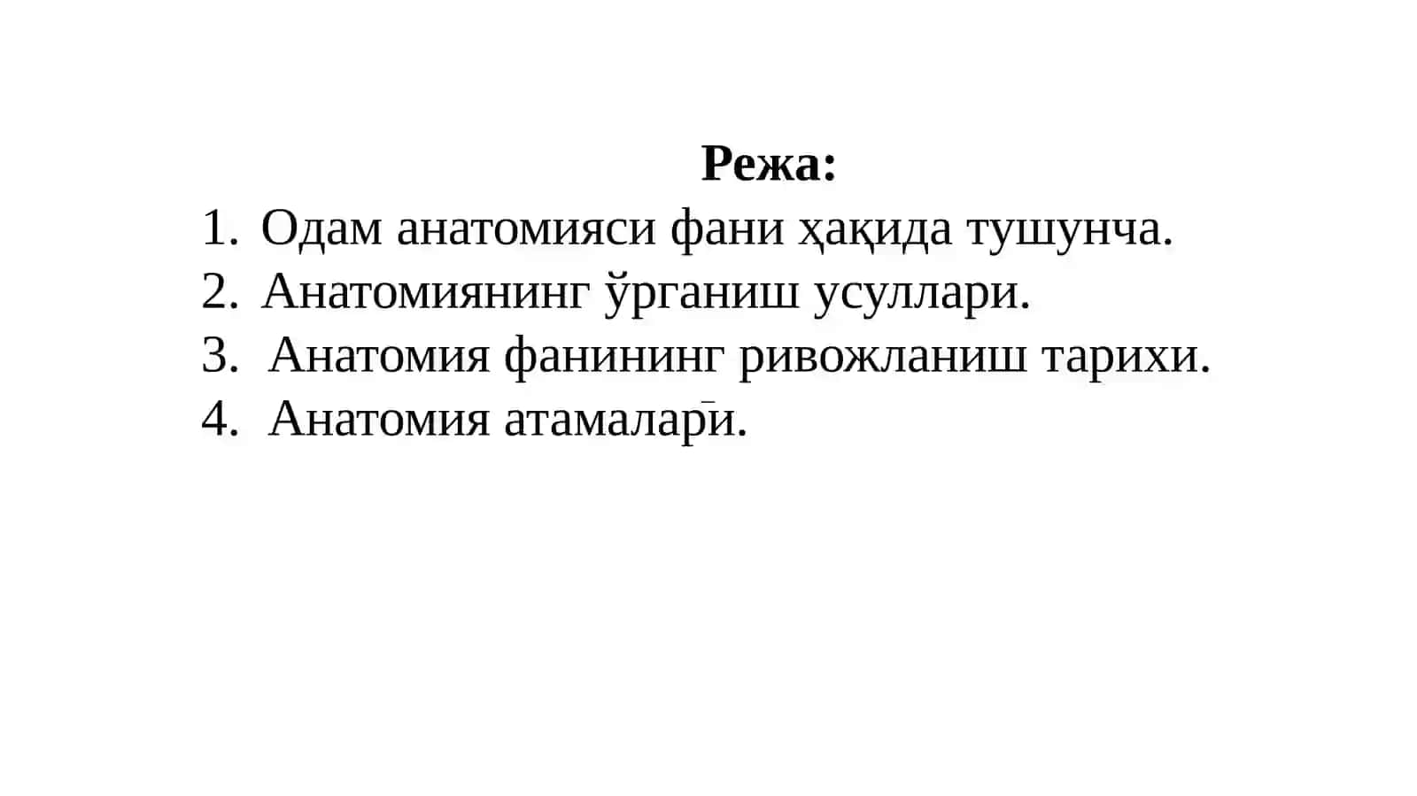 Одаманатомияси 3