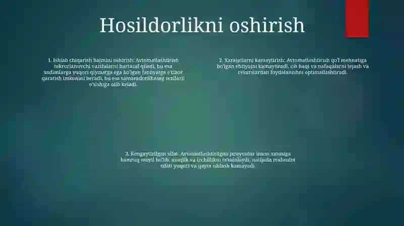 Japayonlarni Avtomatlashtirishning Axamiyati 3