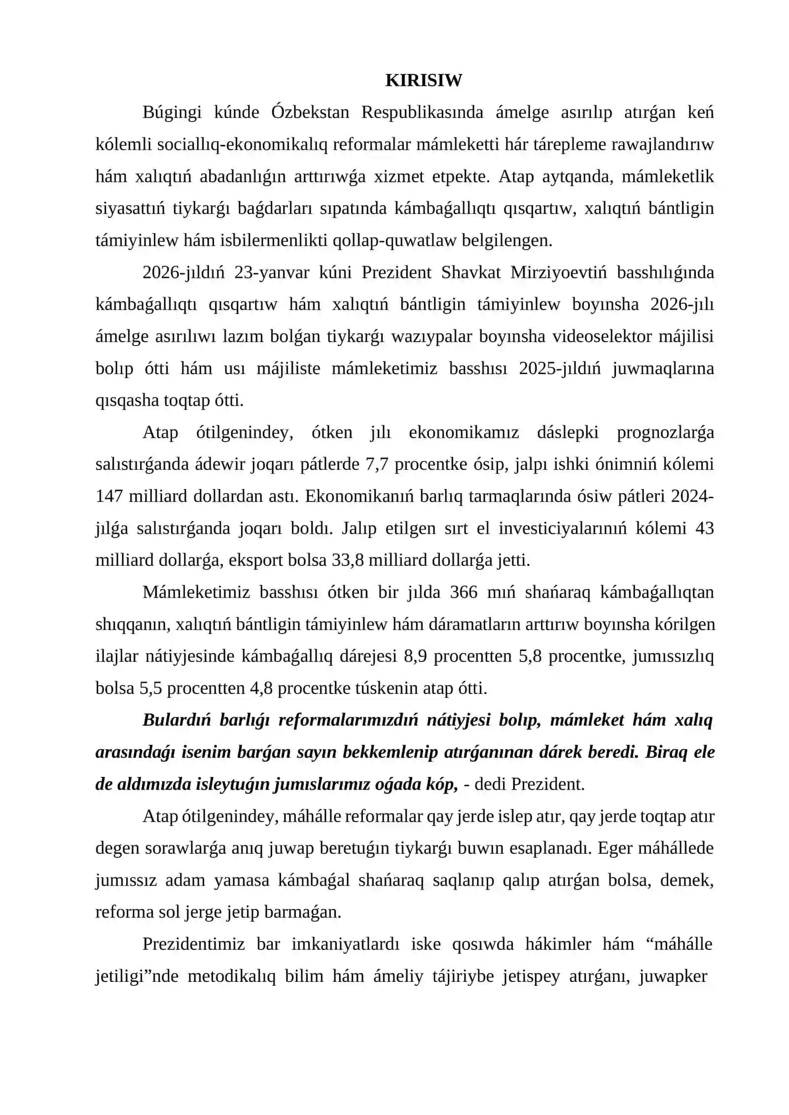 Ondirislik ámeliyatí esabatí 3