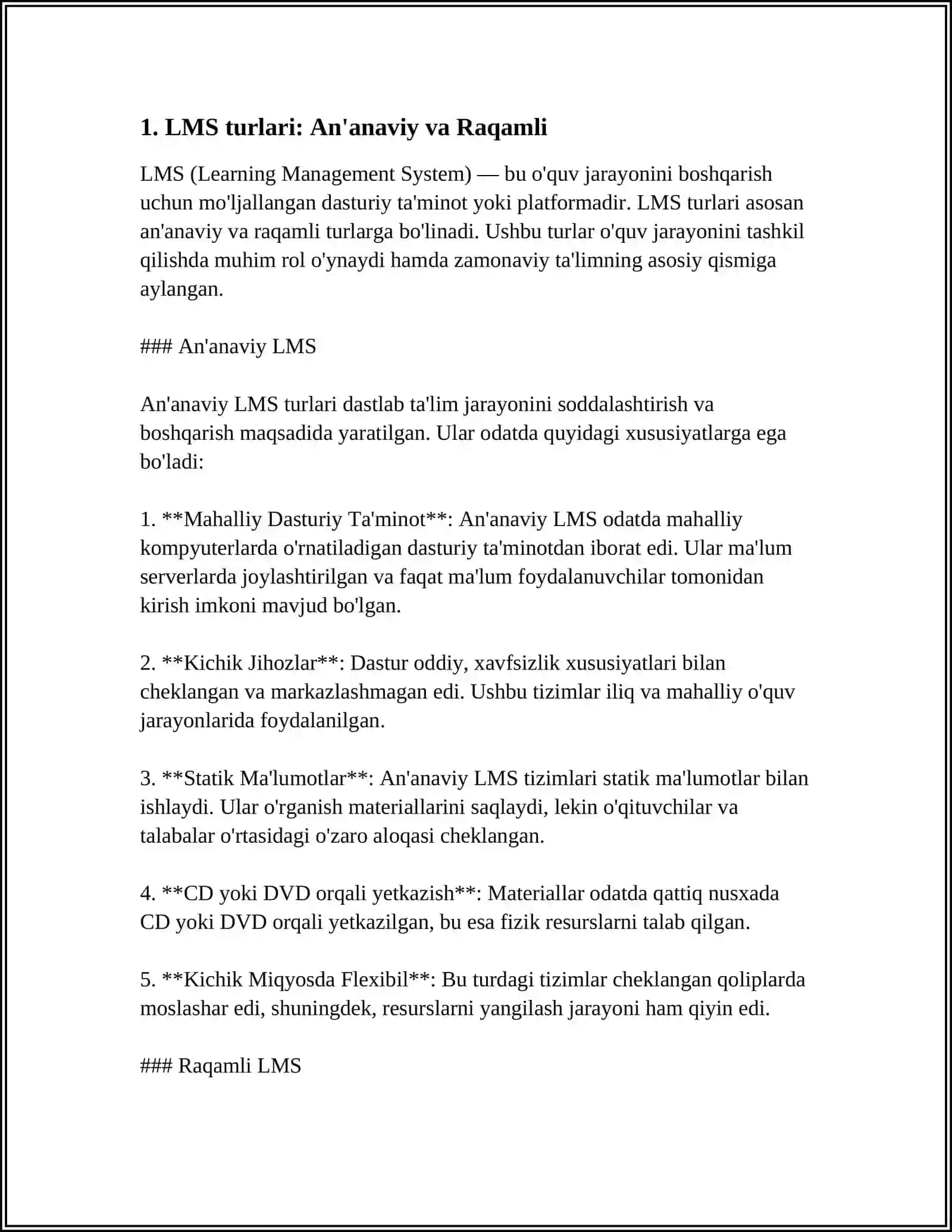 LMS TURLARI VA ULARNING TASNIFI 3