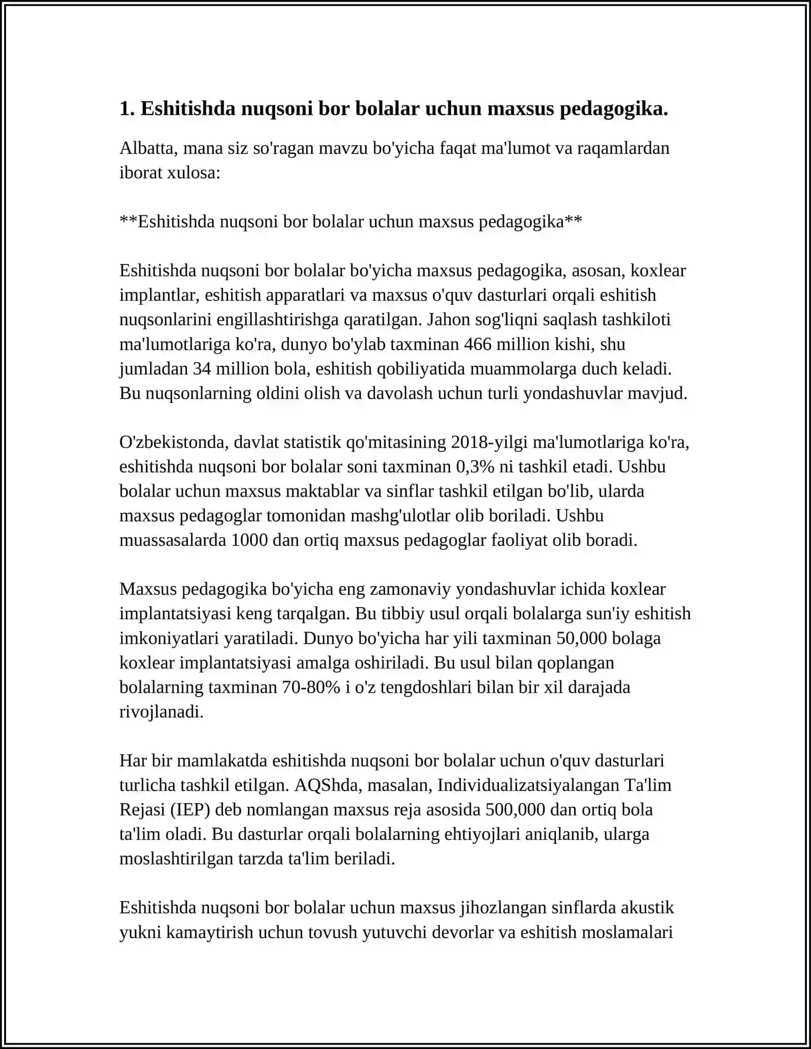 Eshitişda nuqsoni bor bolalar uchun maxsus pedagogika 3