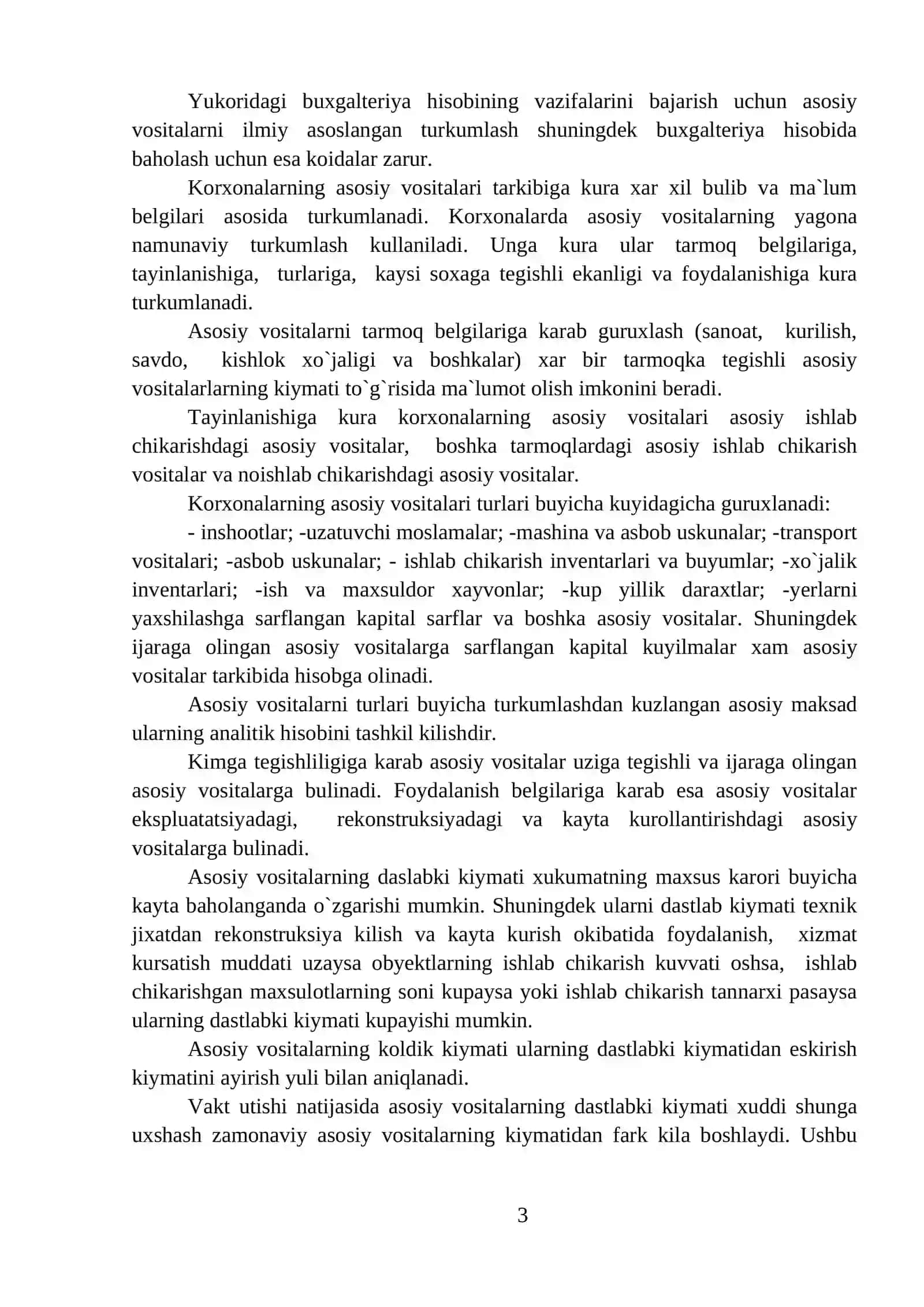 Asosiy vositalarni qayta baholash modeli 3