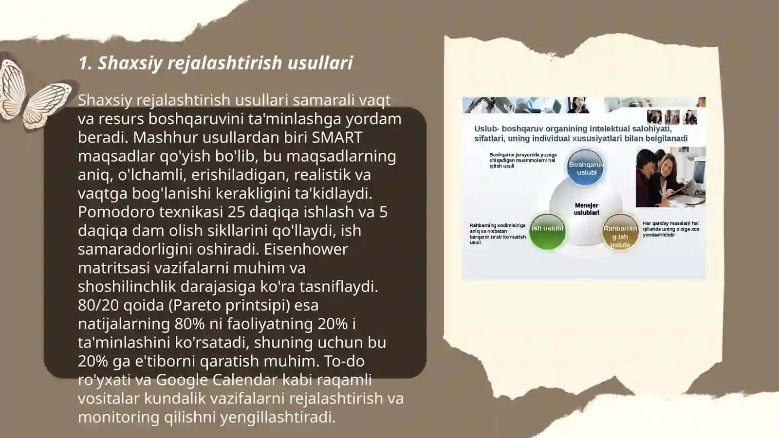 Shaxsiy akademik faoliyat va uni tashkil etish vositalari 3