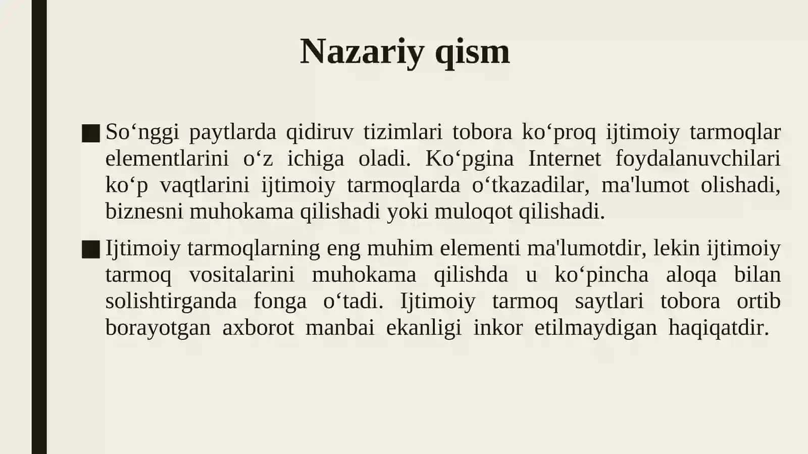 IJTIMOIY TARMOQLARDAN MA’LUMOTLARNI TO‘PLASHNI O‘RGANISH 3