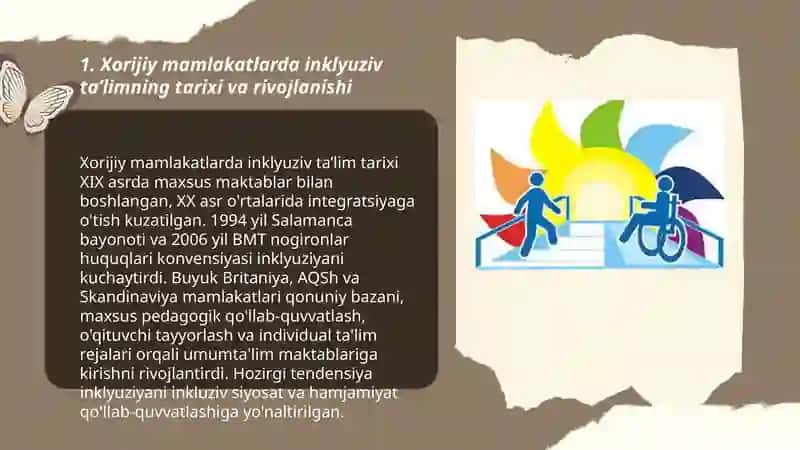 Xorijiy mamlakatlarda inklyuziv ta’lim va gospital pedagogika an’analari va xususiyatlari 3