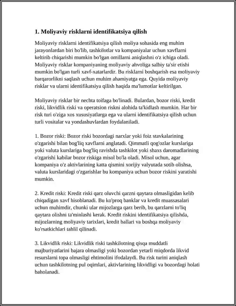 TO'LOV TIZIMIDA VUJUDGA KELADIGAN RISKLARNI BOSHQARISH 3