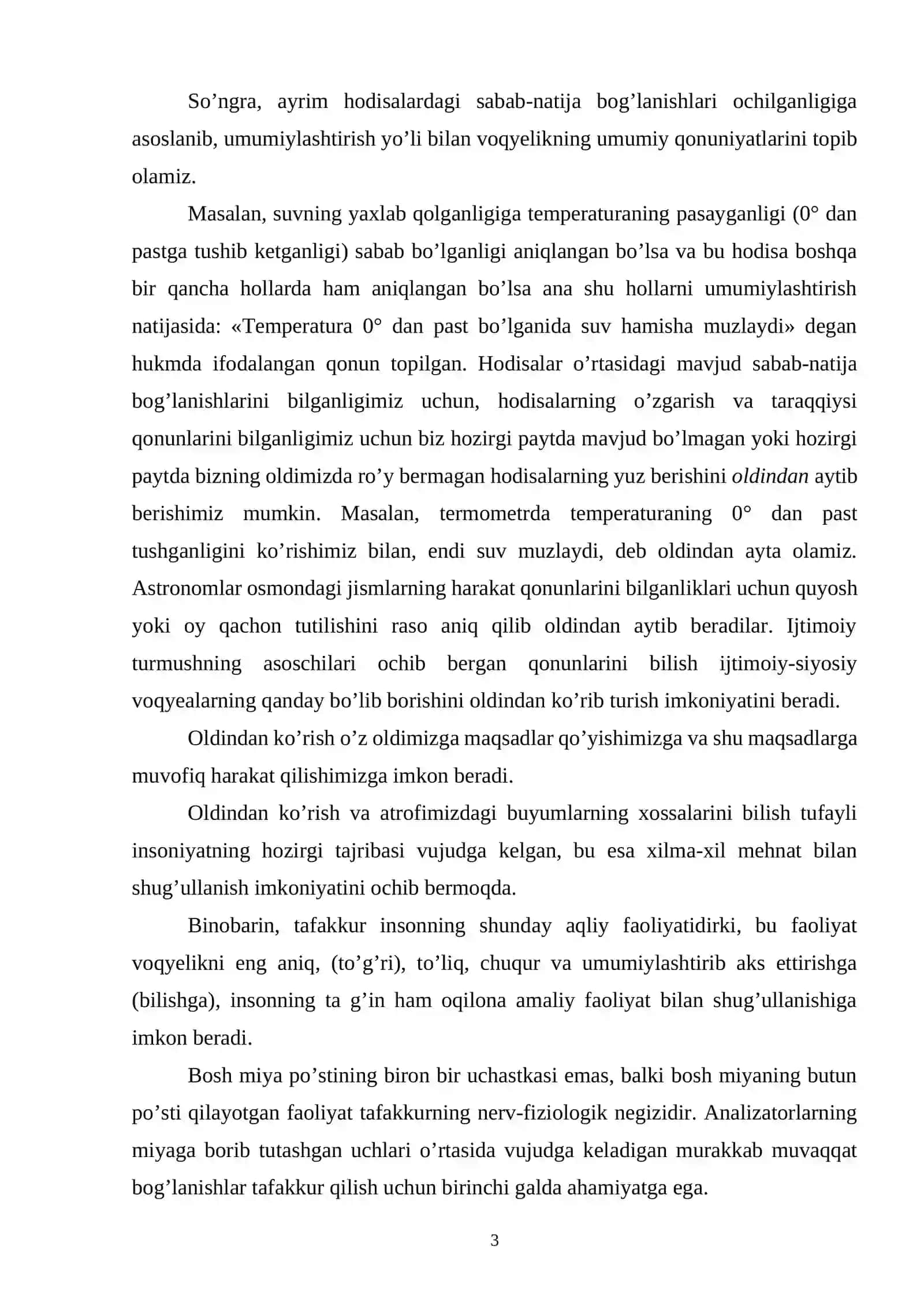 Tafakkur psixologiyasi sohasida ishlarning nazariy va amaliy ahamiyati 3