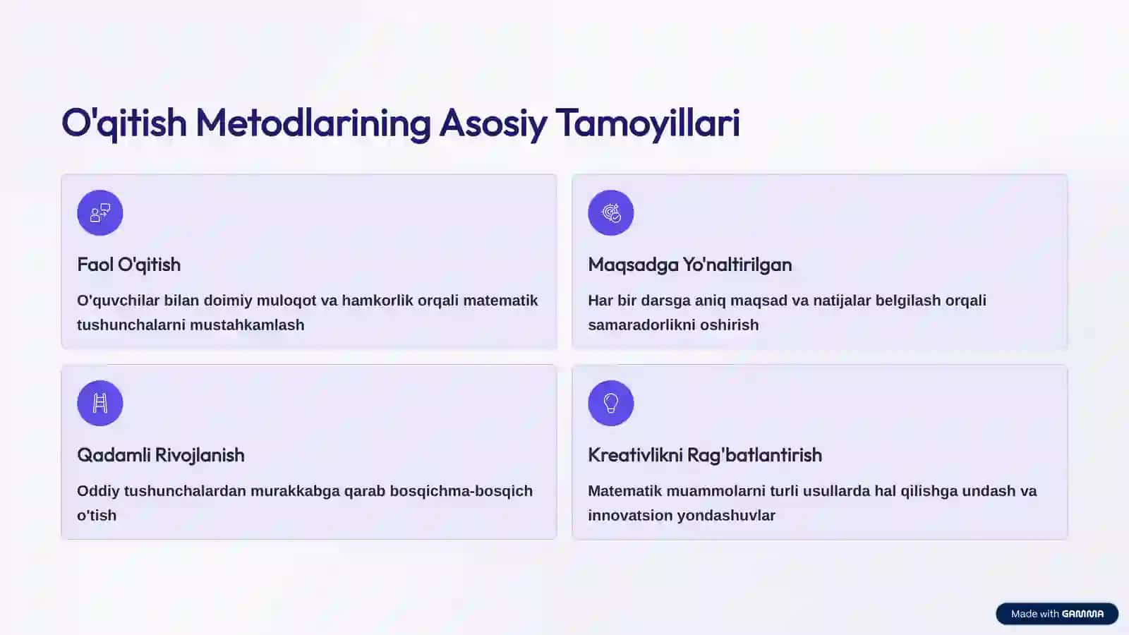 Matematikaga Ixtisoslashtirilgan Boshlang'ich Sinfda O'qitish Metodlari 3
