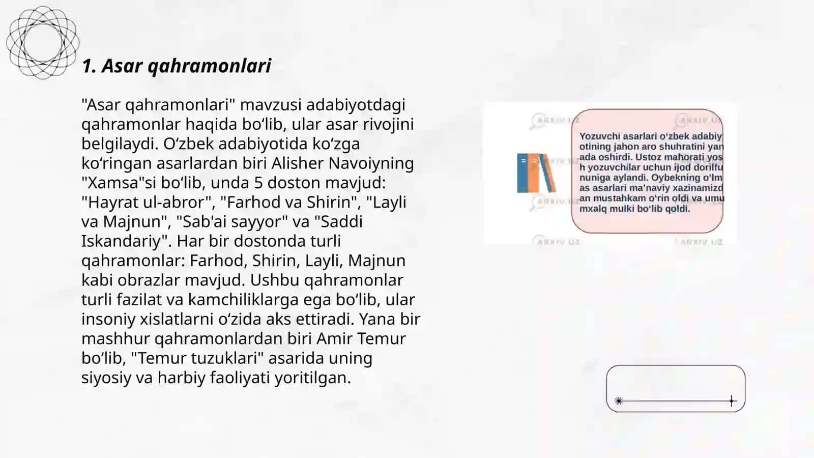 Asar qahramonlari 3