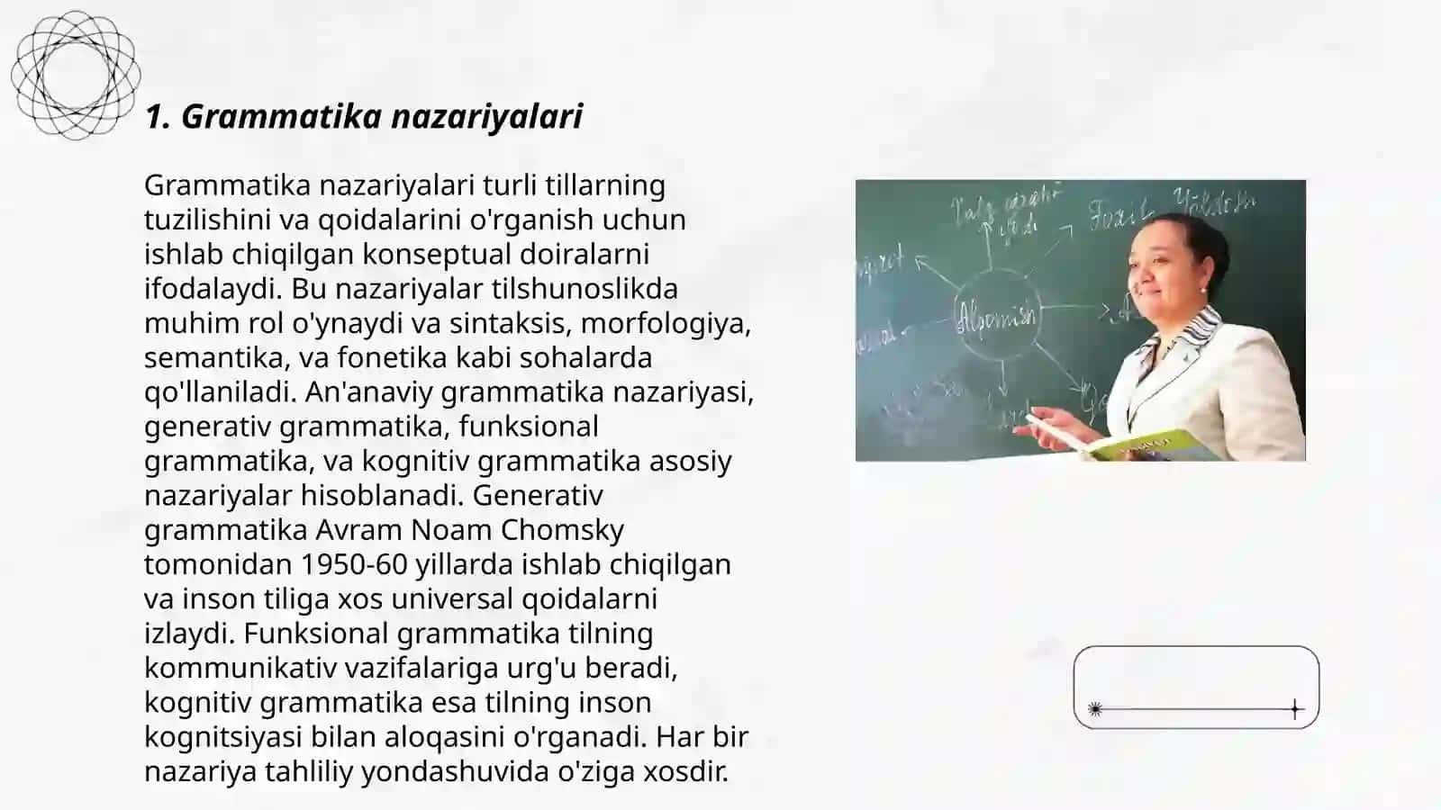 O'qituvchining grammatik va uslubiy kompetensiyasi 3