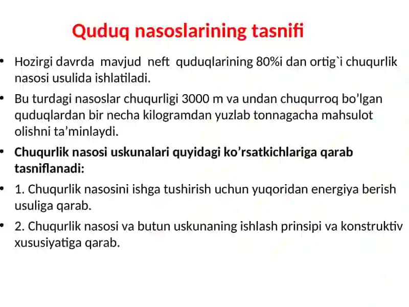 SHTАNGАLI CHUQURLIK NАSОSLАRINI ISH PRINSIPI BILAN O’RGANISH VA JIHOZLARI BILAN TANISHISH 3