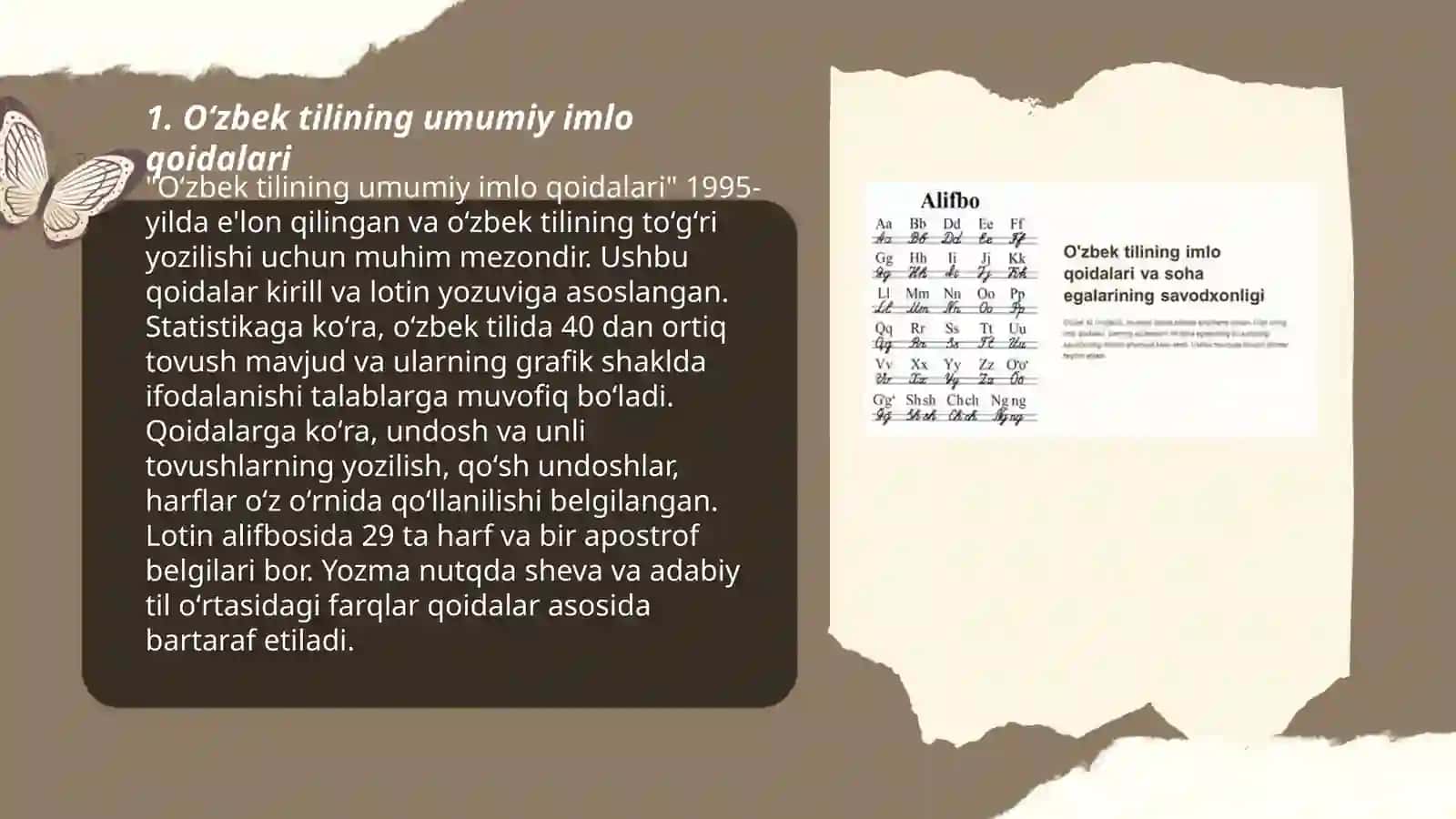 Oʻzbek tilining imlo qoidalari va soha egalarining savodxonligi 3