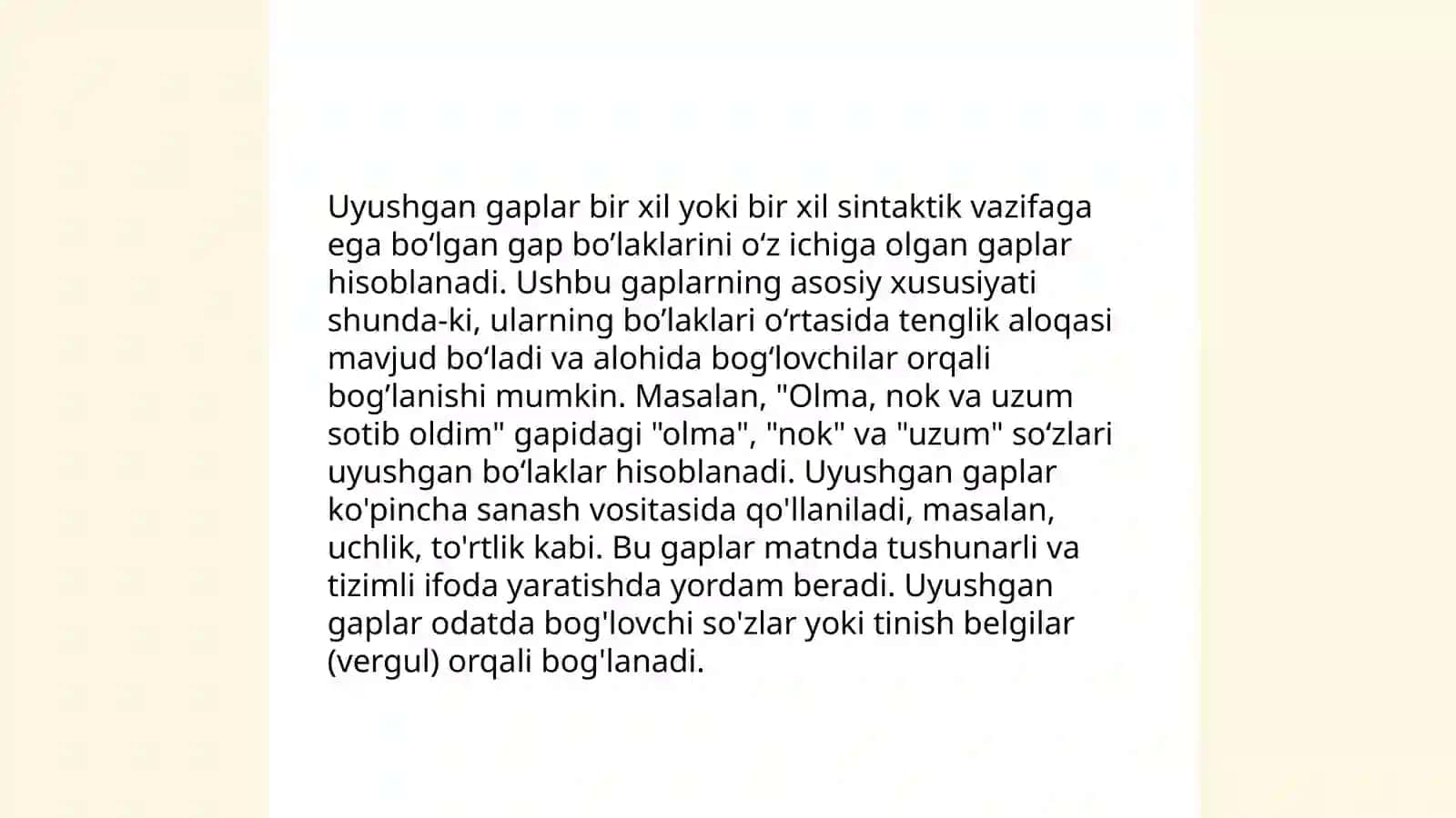 O'zbek tilshunosligida uyushgan gaplarning ilmiy tasnifi 3