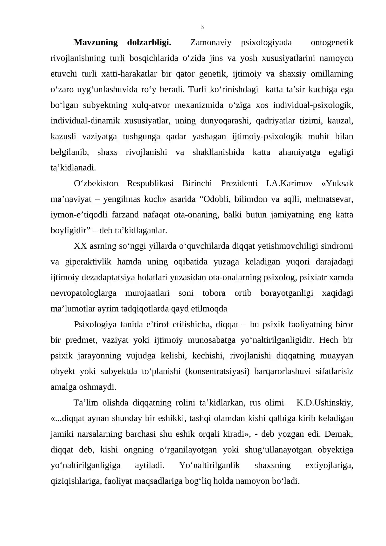 Kasb-hunar kollejlari o‘quvchilar shaxsini shakllantirishda diqqatni boshqarishning psixologik mexanizmlari 3