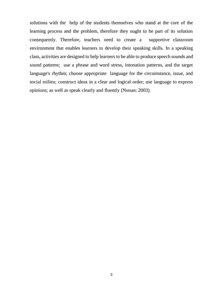 A COMPARISON OF EFL TEACHERS AND STUDENTS PERCEPTIONS OF LISTENING COMPREHENSION PROBLEMS AND TEACHERS REPORTED CLASSROOM PRACTICES 3